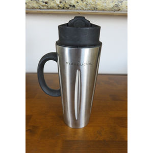Starbucks Barista Stainless Steel Solo French Coffee Press Travel Mug 16 oz 2003